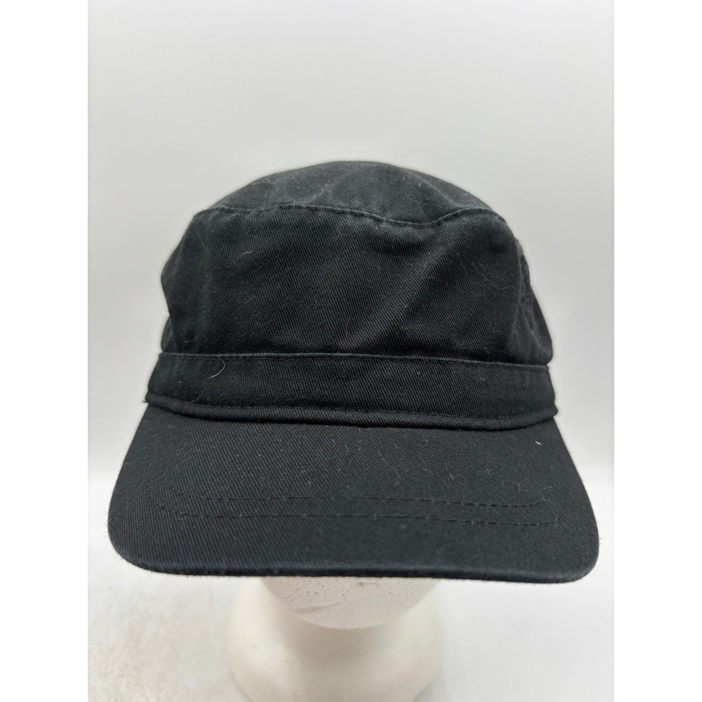 Big Accessories Jagermeister Cadet Hat Black Cotton Military Cap Adjustable OSFM